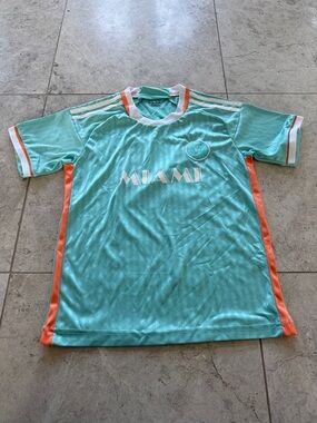 Club Internacional de Futbol Miami Aqua and Orange Youth Soccer Jersey